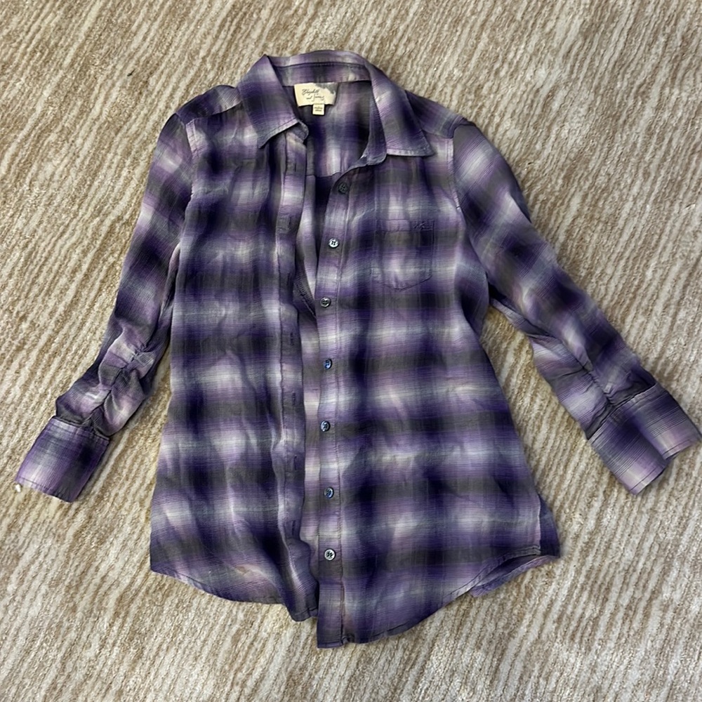 Women’s plaid top